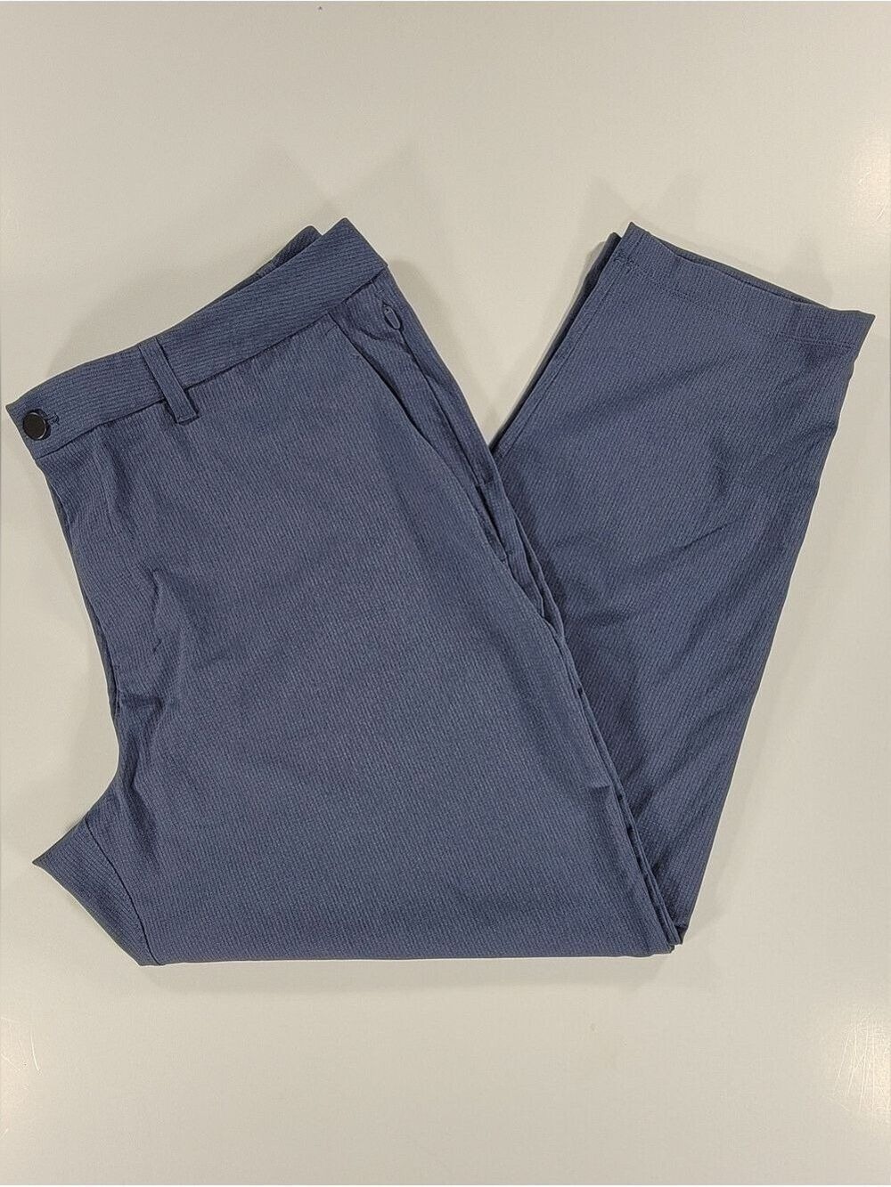 Lululemon Woven Air Pants Mens 40x28 Relaxed Fit Performance Active Golf Blue